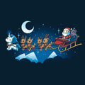 Santa's Favorite Unicorn - Adult & Kids T-Shirts, Sweatshirts & Hoodies apparel design preview 1