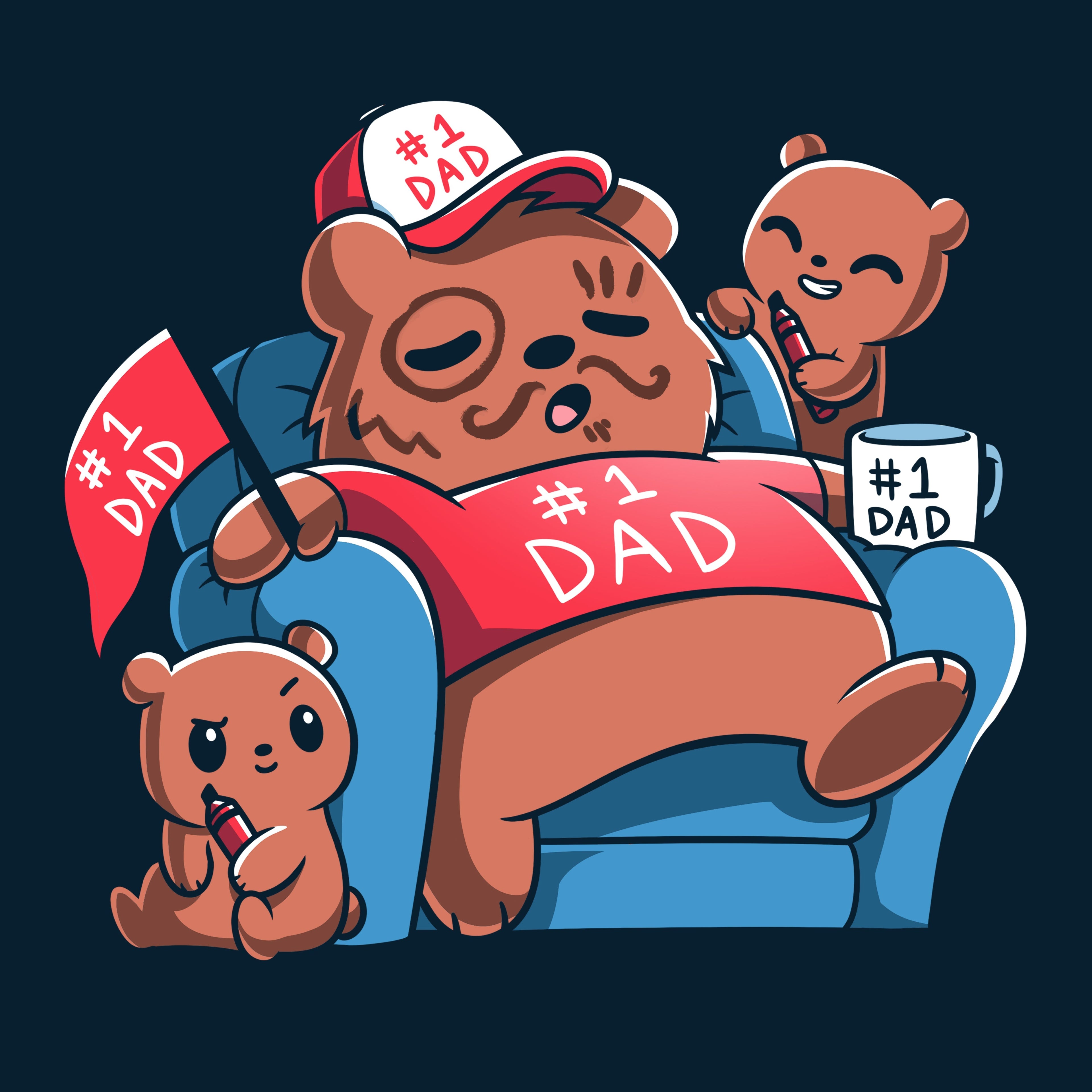 World's Greatest Dad - Adult & Kids T-Shirts, Sweatshirts & Hoodies apparel design preview 1