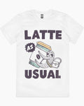 LATTE AS USUAL Summer Cotton Menswear S 3XL Soft Top - Adult & Kids T-Shirts, Sweatshirts & Hoodies apparel design preview 1