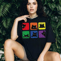 LGBT Ally Cat Pride Parade Purride Flag Lover Rainbow - Adult & Kids T-Shirts, Sweatshirts & Hoodies apparel design preview 1