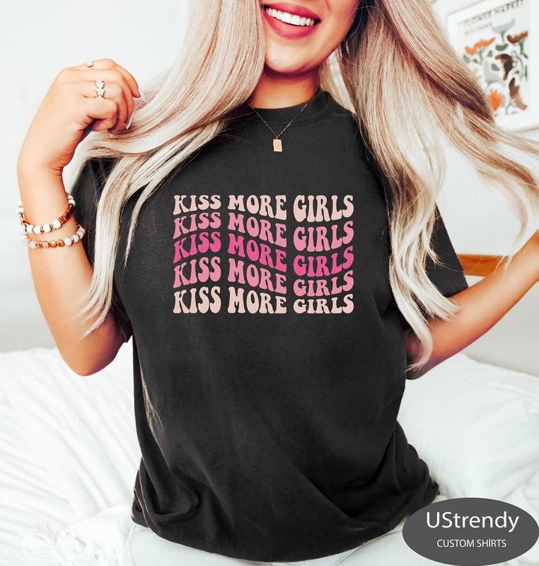 LGBT SweaterKiss More Gay Pride Lesbian Queer - Adult & Kids T-Shirts, Sweatshirts & Hoodies apparel design preview 1