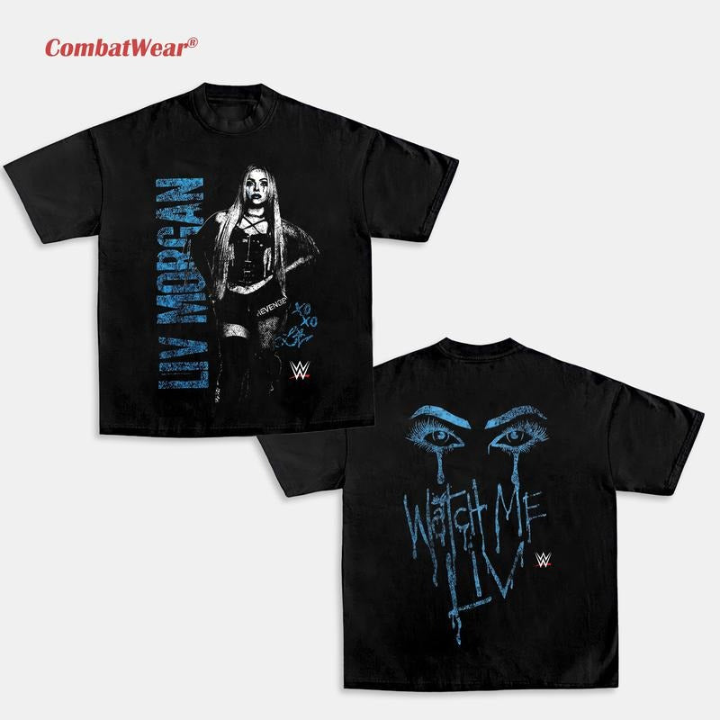 LIV MORGAN Wrestling 2025 Wrestler Sports Vintage - Adult & Kids T-Shirts, Sweatshirts & Hoodies apparel design preview 1