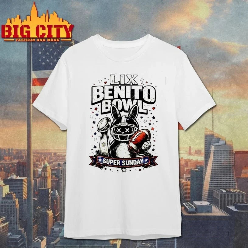 LIX Benito Bowl Super Sunday Football - Adult & Kids T-Shirts, Sweatshirts & Hoodies apparel design preview 1
