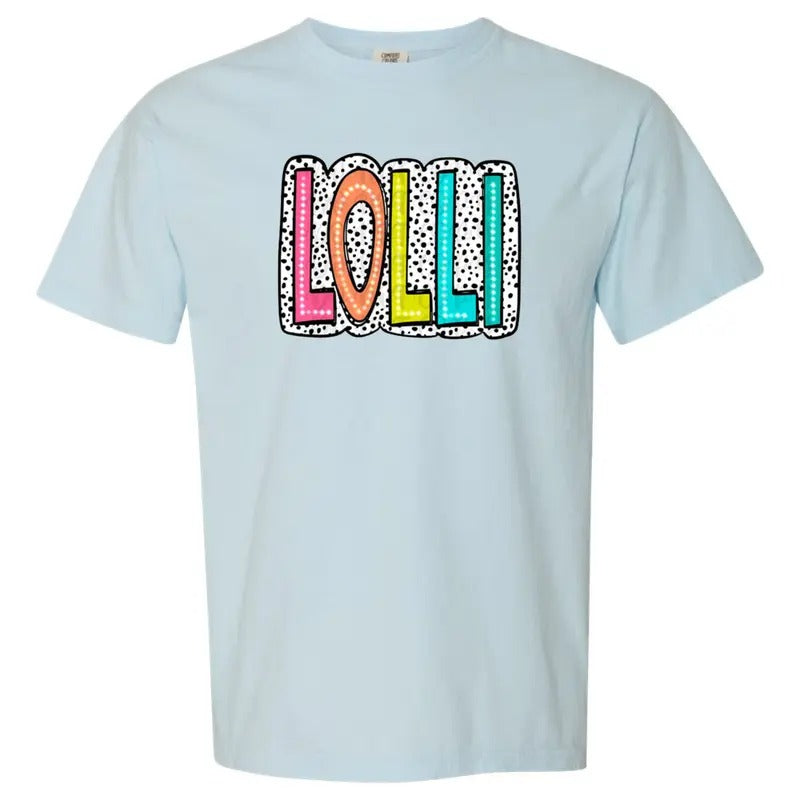 LOLLI Neon Spotted Comfort Colors - Adult & Kids T-Shirts, Sweatshirts & Hoodies apparel design preview 1