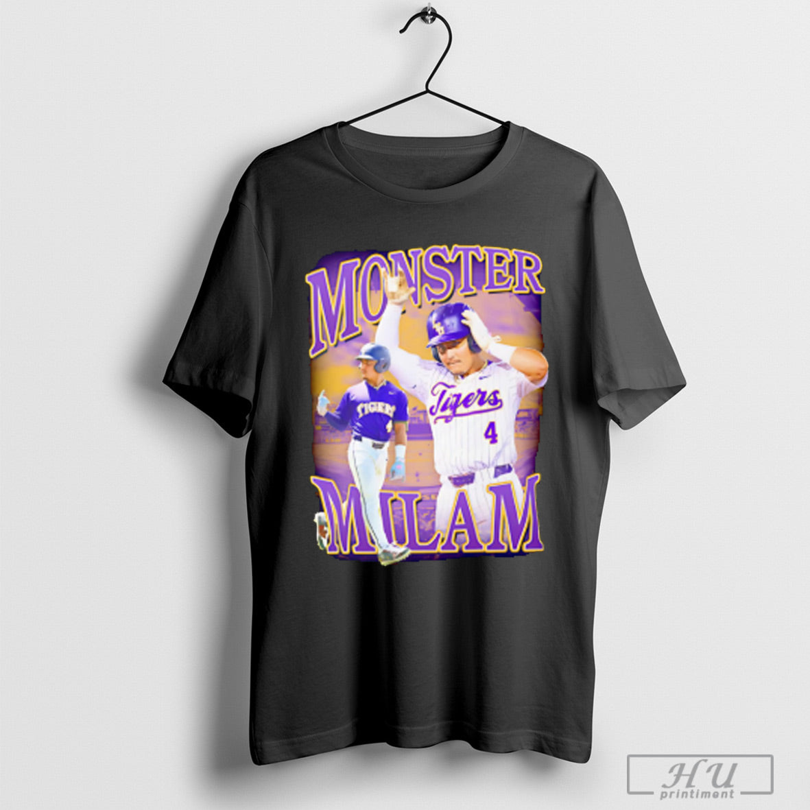 Lsu Baseball Monster Milam Graphic - Adult & Kids T-Shirts, Sweatshirts & Hoodies apparel design preview 1