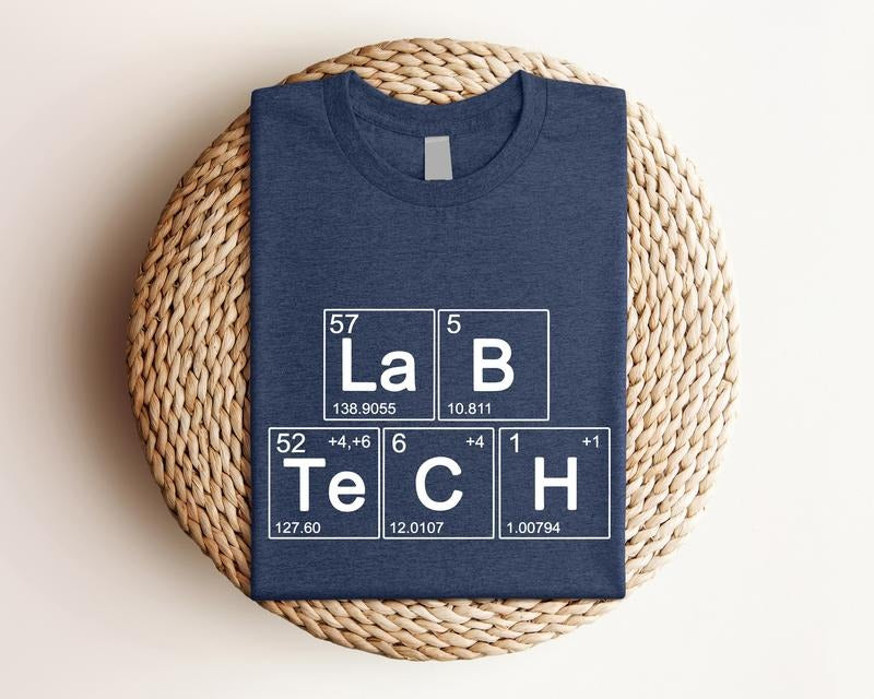 Lab Tech Periodic Table Laboratory Technician Science - Adult & Kids T-Shirts, Sweatshirts & Hoodies apparel design preview 1
