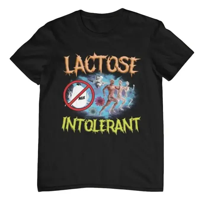 Lactose Intolerant Weird Specific Funny Classic - Adult & Kids T-Shirts, Sweatshirts & Hoodies apparel design preview 1