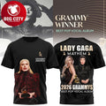 Lady Gaga Mayhem 2026 Grammy Winner Best Pop Vocal - Adult & Kids T-Shirts, Sweatshirts & Hoodies apparel design preview 1