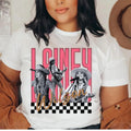 Lainey Willson Country Western Checkered Neon Retro - Adult & Kids T-Shirts, Sweatshirts & Hoodies apparel design preview 1