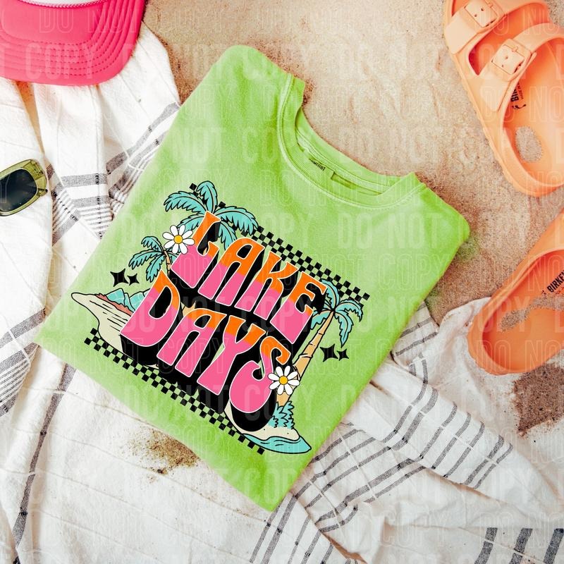 Lake Days DTF Transfers THIS IS NOT - Adult & Kids T-Shirts, Sweatshirts & Hoodies apparel design preview 1