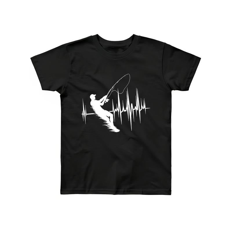 Lake Mode Fishing Front Printed Short Sleeve Top - Adult & Kids T-Shirts, Sweatshirts & Hoodies apparel design preview 1