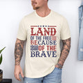 Land Free Because My Daddy Is Brave Dad Father - Adult & Kids T-Shirts, Sweatshirts & Hoodies apparel design preview 1