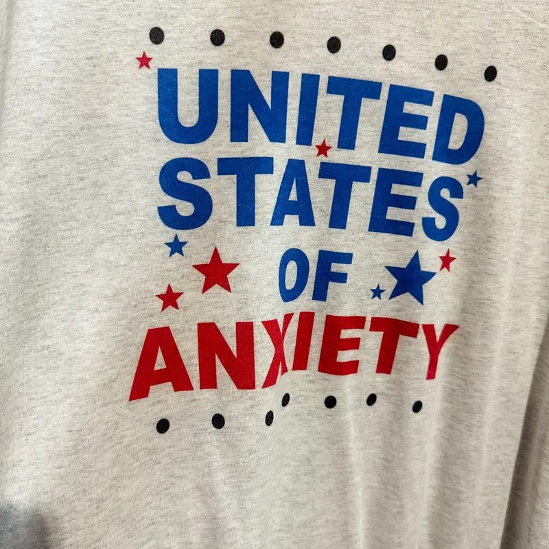 Large Ash United States Anxiety - Adult & Kids T-Shirts, Sweatshirts & Hoodies apparel design preview 1