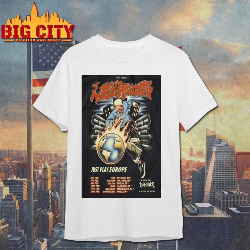 Last Hounds Europe Tour 2026 Poster - Adult & Kids T-Shirts, Sweatshirts & Hoodies apparel design preview 1