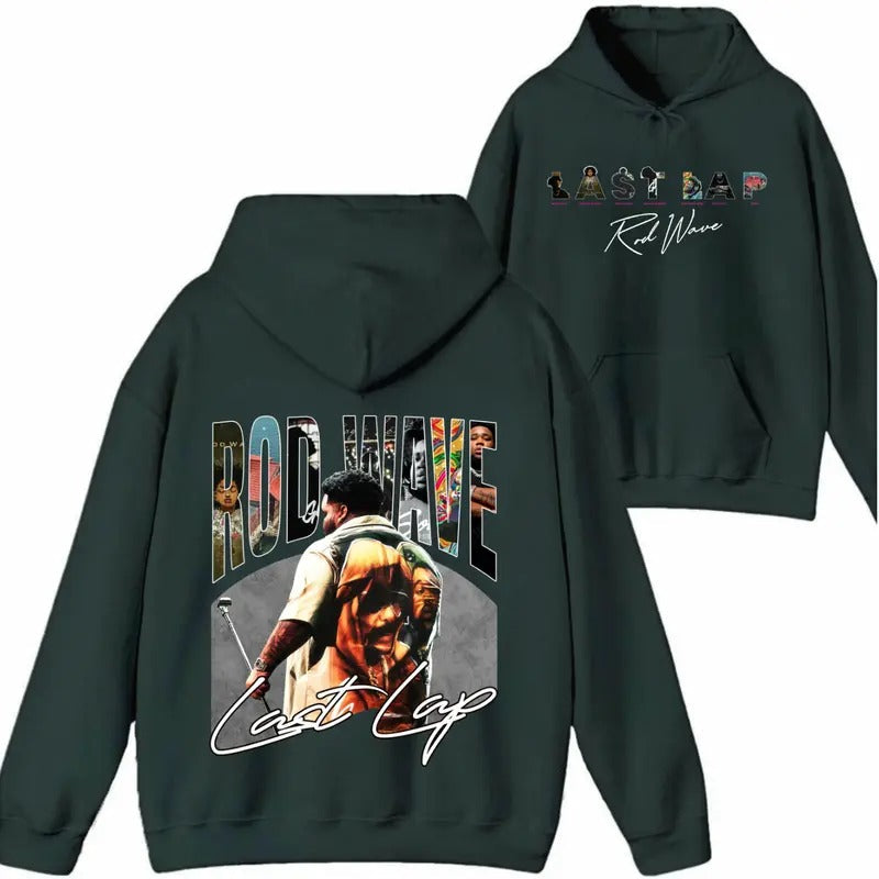 Last Lap Tour Rod Wave We Trust Album Concert 2024 - Adult & Kids T-Shirts, Sweatshirts & Hoodies apparel design preview 1