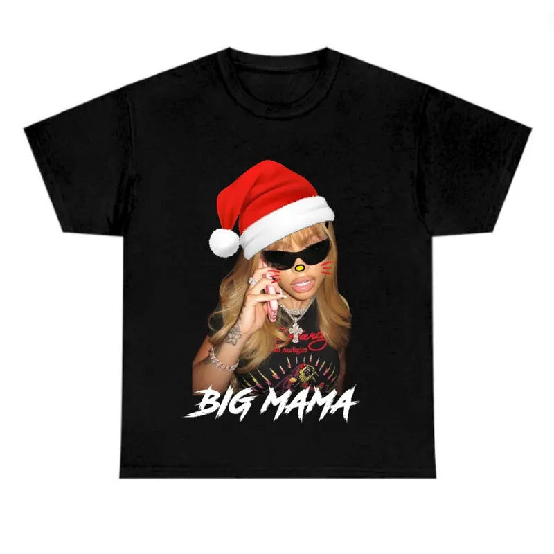 Lattooo Santa Red Kitty Rap - Adult & Kids T-Shirts, Sweatshirts & Hoodies apparel design preview 1
