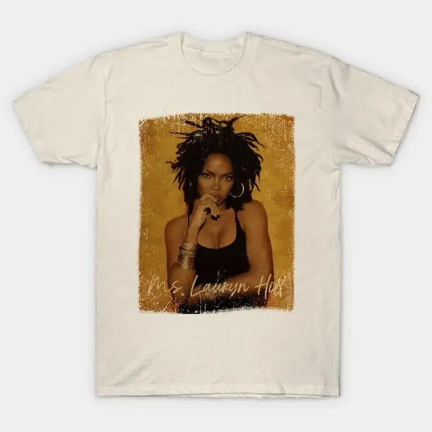 Lauryn Hill Vintage 80s Classic Ms. Top Womenswear - Adult & Kids T-Shirts, Sweatshirts & Hoodies apparel design preview 1