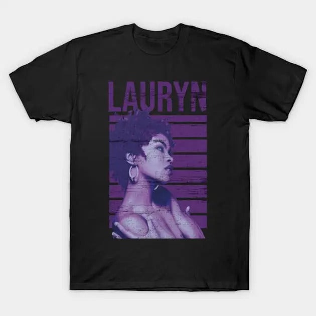 Lauryn Hill Vintage Purple Menswear - Adult & Kids T-Shirts, Sweatshirts & Hoodies apparel design preview 1