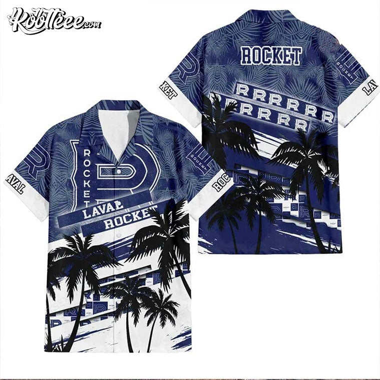 Laval Rocket AHL Hawaiian - Adult & Kids T-Shirts, Sweatshirts & Hoodies apparel design preview 1