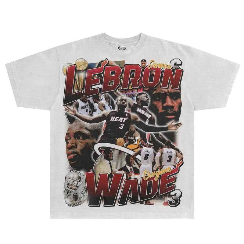 LeBron Wade '12 13 Heat Classic Vintage Sport Fan - Adult & Kids T-Shirts, Sweatshirts & Hoodies apparel design preview 1