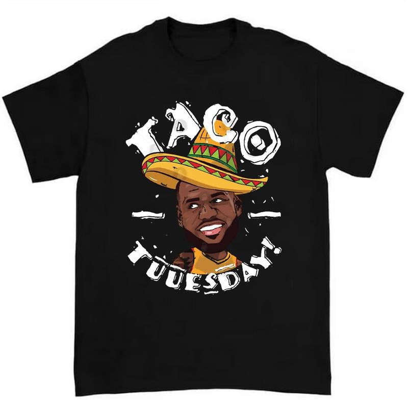 LeBron Taco Bell Funny Basketball Fast Food Fans - Adult & Kids T-Shirts, Sweatshirts & Hoodies apparel design preview 1