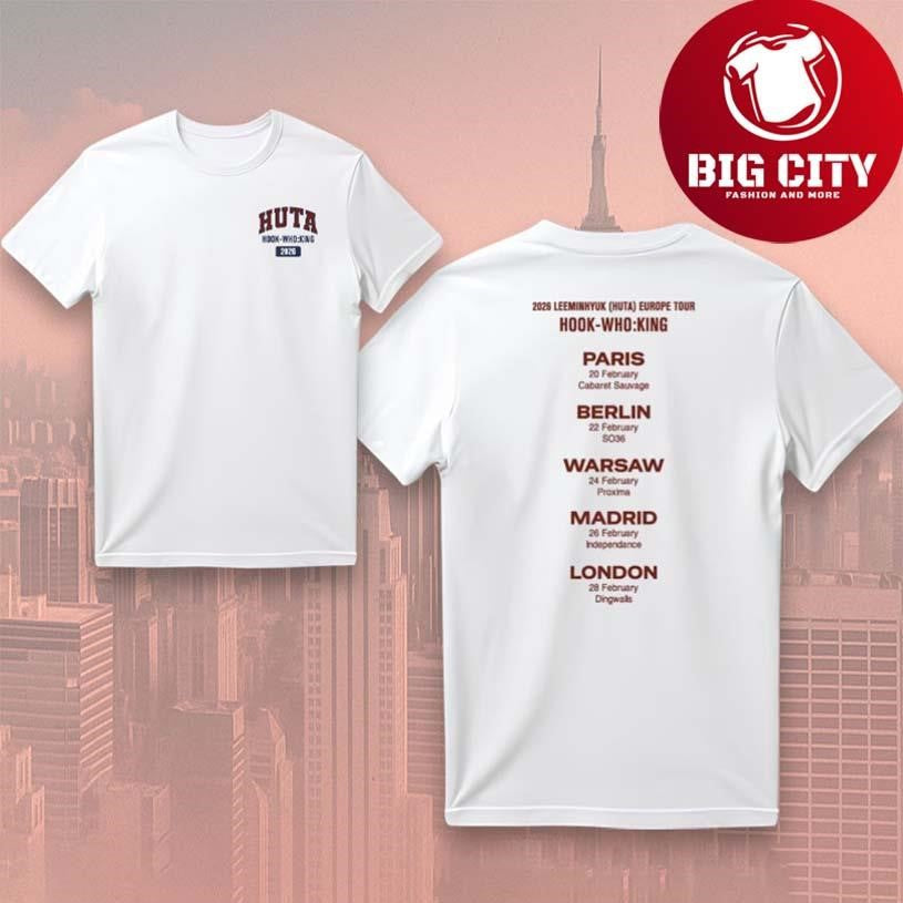 Lee Minhyuk Europe Tour 2026 New Two Sided - Adult & Kids T-Shirts, Sweatshirts & Hoodies apparel design preview 1