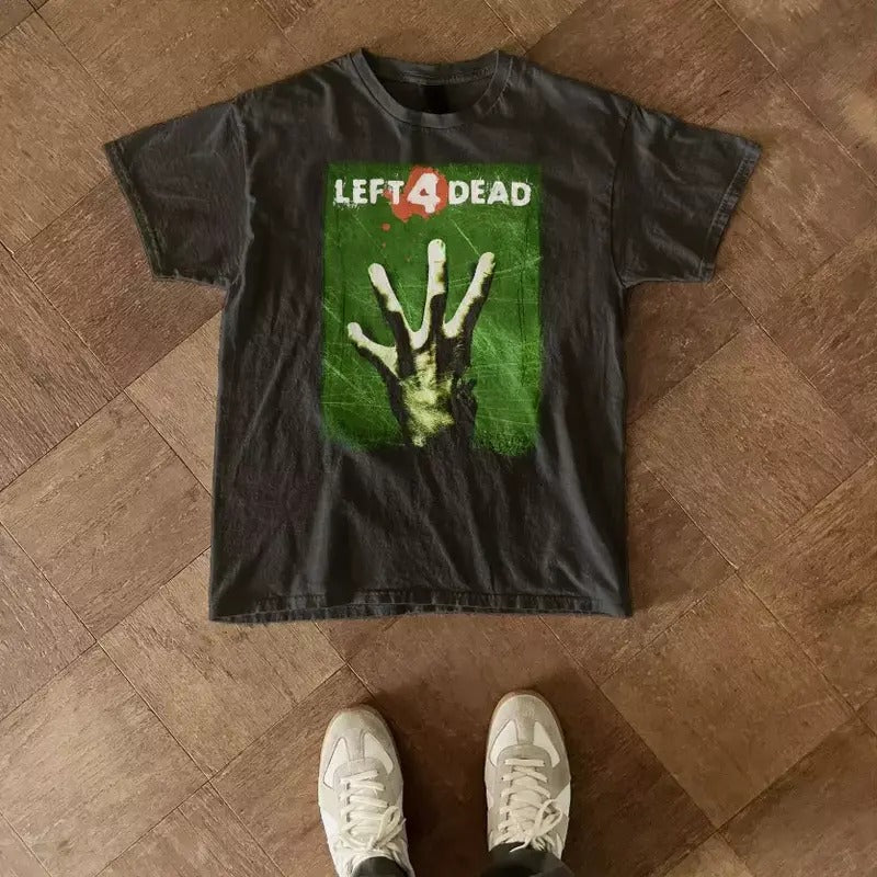 Left 4 Dead Game L4D Promo Classic Gaming Horror - Adult & Kids T-Shirts, Sweatshirts & Hoodies apparel design preview 1