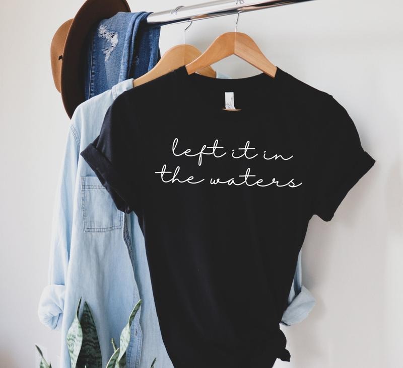 Left Water Christian Baptism Religious Religion Bible - Adult & Kids T-Shirts, Sweatshirts & Hoodies apparel design preview 1