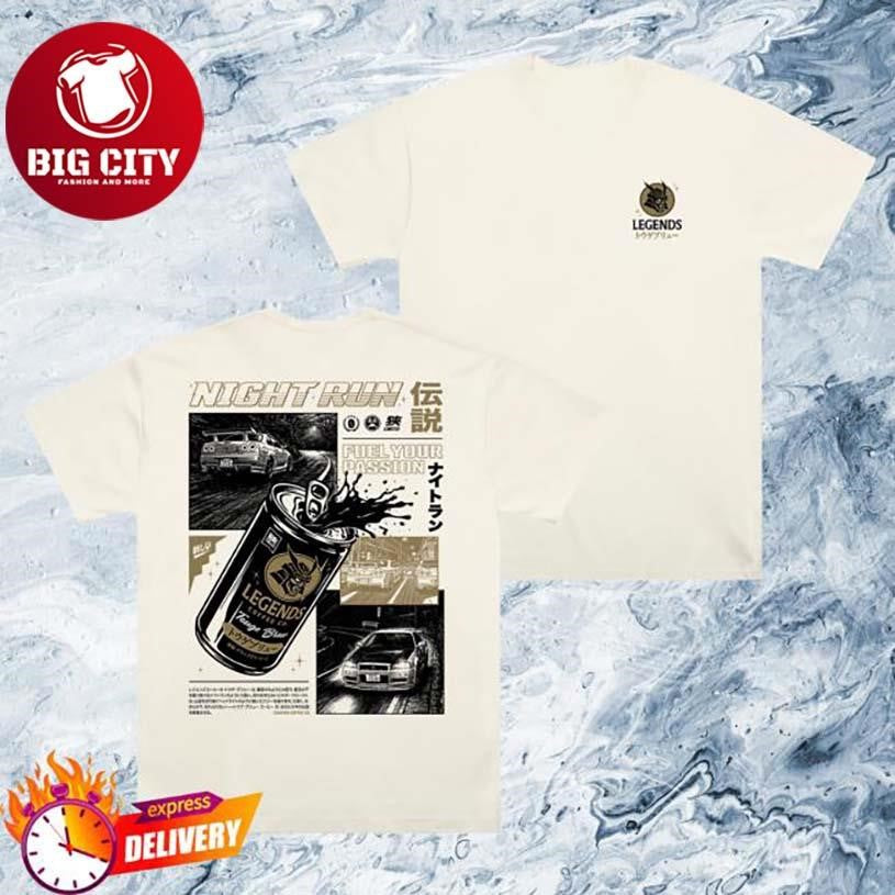 Legends Media Night Run Two Sided - Adult & Kids T-Shirts, Sweatshirts & Hoodies apparel design preview 1