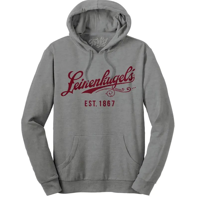 Leinenkugel'S Beer Logo Hooded Gray - Adult & Kids T-Shirts, Sweatshirts & Hoodies apparel design preview 1