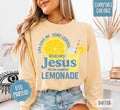 Lemonade Comfort Colors Cute Religious - Adult & Kids T-Shirts, Sweatshirts & Hoodies apparel design preview 1