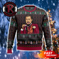 Leo DiCaprio Laughing Iconic Meme Funny Ugly Christmas Sweater - Gift Idea product image