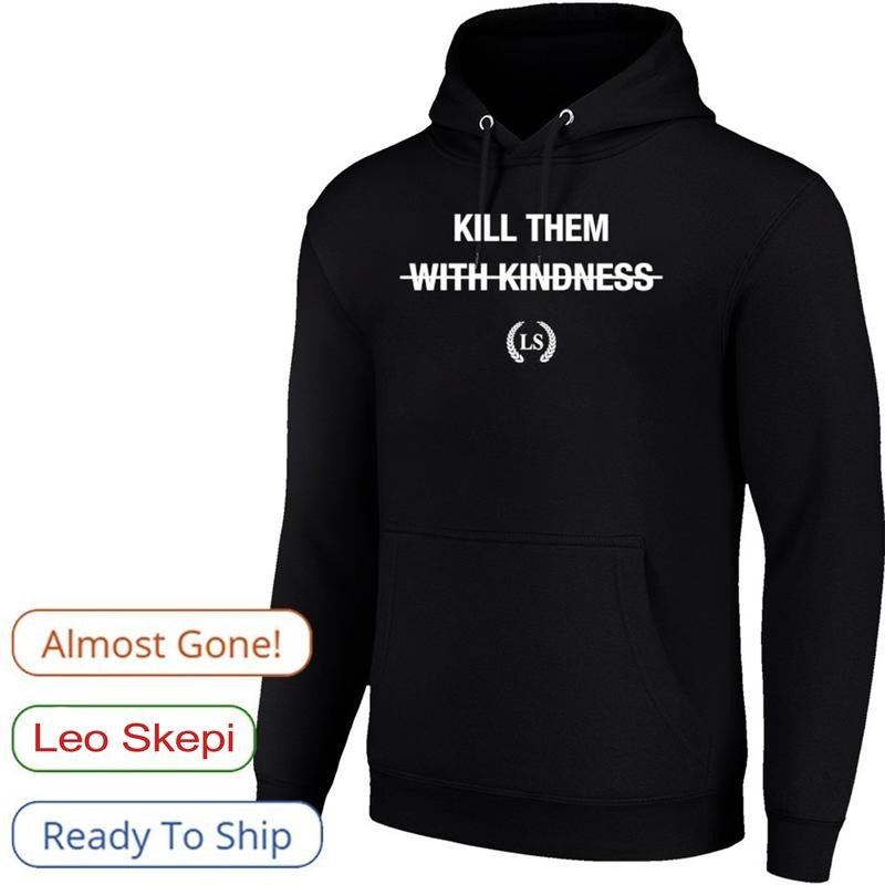 Leo Skepi K*Ll Them Bold Statement LS Logo Black - Adult & Kids T-Shirts, Sweatshirts & Hoodies apparel design preview 1
