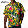 Leopard African Floral Pattern Flowers Tropical - Adult & Kids T-Shirts, Sweatshirts & Hoodies apparel design preview 1