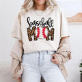 Leopard Baseball Mom Bleached Sublimated - Adult & Kids T-Shirts, Sweatshirts & Hoodies apparel design preview 1