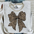Leopard Coquette Bow Girly Trending Cheetah Girl - Adult & Kids T-Shirts, Sweatshirts & Hoodies apparel design preview 1