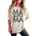 Leopard Girl Mama Mom Comfort Colors Top Womenswear - Adult & Kids T-Shirts, Sweatshirts & Hoodies apparel design preview 1