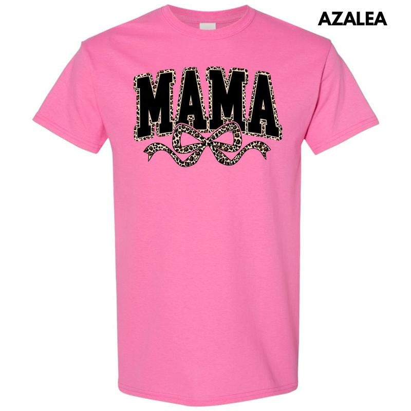 Leopard Mama Coquette Gildan Short Sleeve - Adult & Kids T-Shirts, Sweatshirts & Hoodies apparel design preview 1