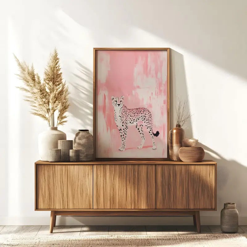 Leopard Print Poster Contemporary Art Maximalist Home - Adult & Kids T-Shirts, Sweatshirts & Hoodies apparel design preview 1