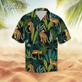 Leopard Tropical Summer Hawaiian - Adult & Kids T-Shirts, Sweatshirts & Hoodies apparel design preview 1