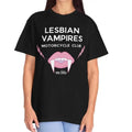 Lesbian Vampires Motorcycle Club We Bite Vampire - Adult & Kids T-Shirts, Sweatshirts & Hoodies apparel design preview 1