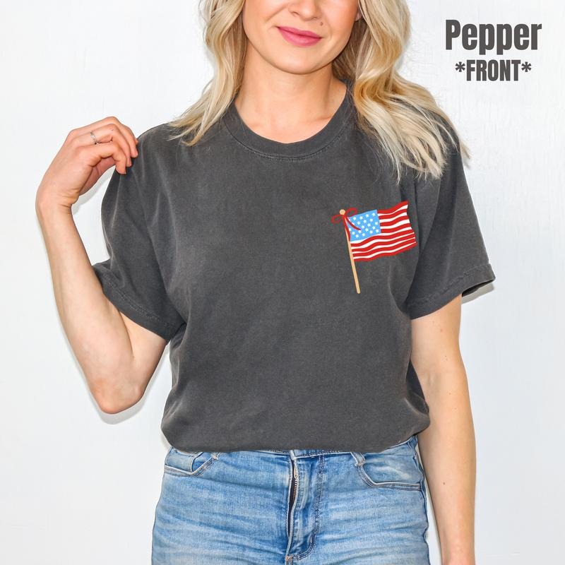 Let Freedom Ring Flag Comfort Colors 'NLB' - Adult & Kids T-Shirts, Sweatshirts & Hoodies apparel design preview 1
