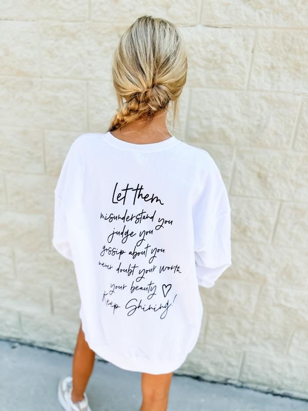 Let Them - Adult & Kids T-Shirts, Sweatshirts & Hoodies apparel design preview 1