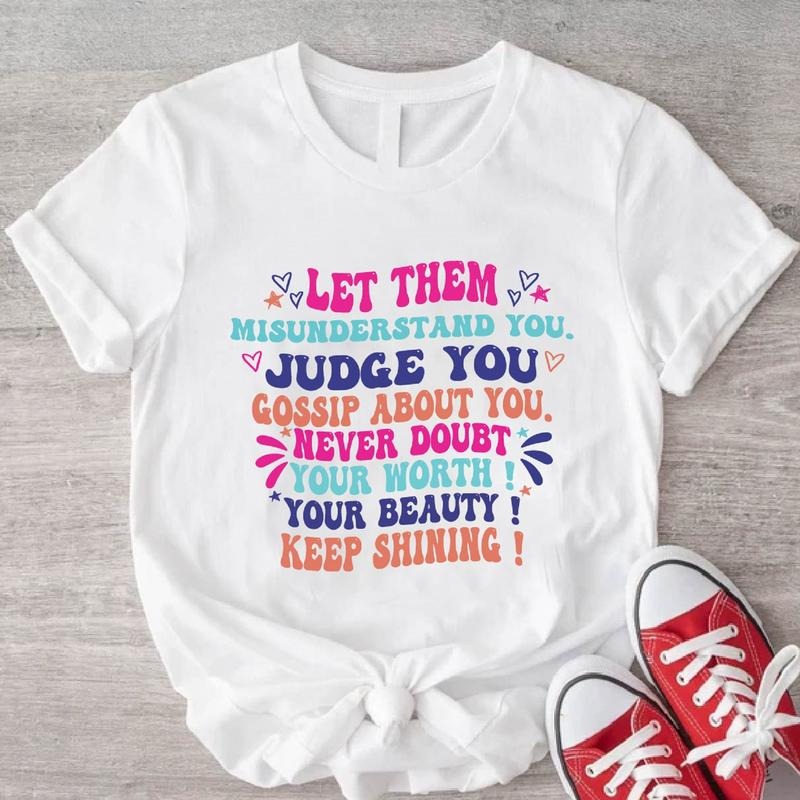 Let Them Misunderstand You Self Love Motivational - Adult & Kids T-Shirts, Sweatshirts & Hoodies apparel design preview 1