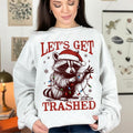 Let'S Get Trashed Trashy Racoon Feral Girl Season - Adult & Kids T-Shirts, Sweatshirts & Hoodies apparel design preview 1