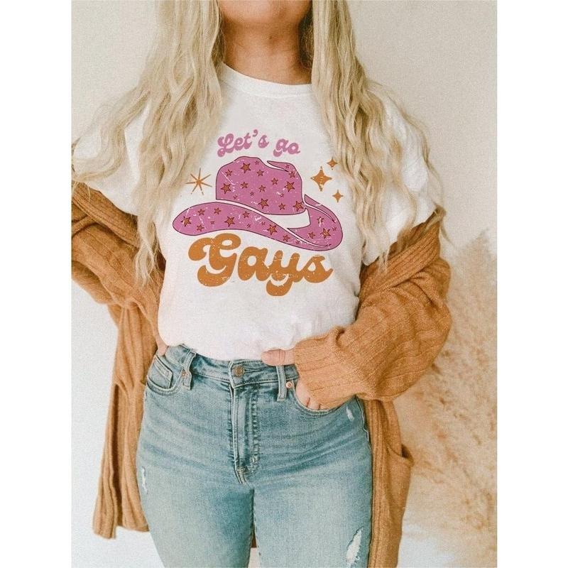 Let'S Go Gays LGBTQ Pride Gay Retro Grunge LGBT - Adult & Kids T-Shirts, Sweatshirts & Hoodies apparel design preview 1