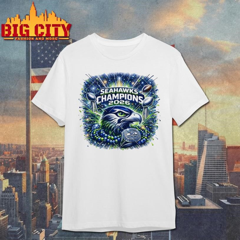 Let's Celebrate the 2026 Seahawks Championship - Adult & Kids T-Shirts, Sweatshirts & Hoodies apparel design preview 1