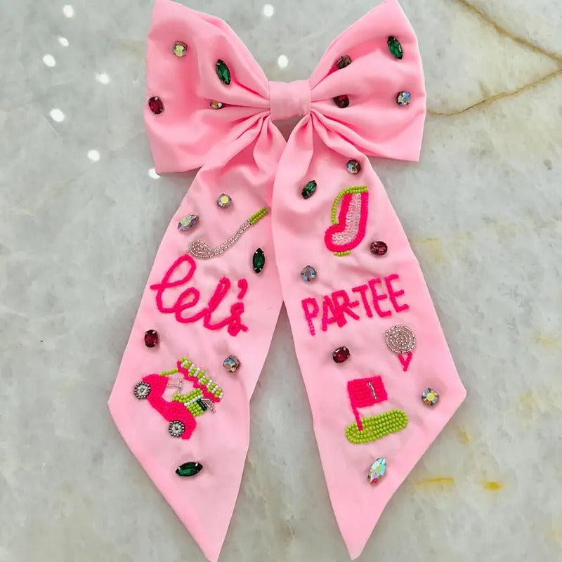 Lets Par Golf Hair Bow - Adult & Kids T-Shirts, Sweatshirts & Hoodies apparel design preview 1