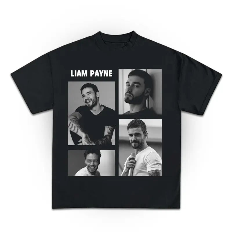 Liam Payne Tribute Memory T Hirt Rip One Direction - Adult & Kids T-Shirts, Sweatshirts & Hoodies apparel design preview 1