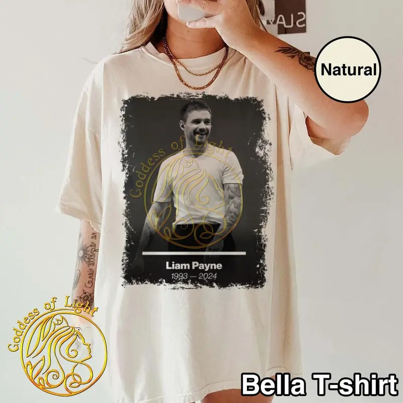 Liam Payne Tribute Memory T Hirt Rip One Direction - Adult & Kids T-Shirts, Sweatshirts & Hoodies apparel design preview 1